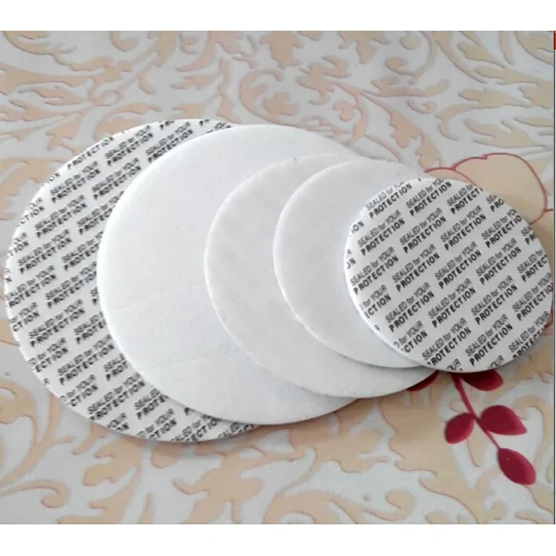 300pcs Self Sealing Sticker Gasket for Bottle Mouth Cosmetic Jar Self-Adhesive Leak Proof Stick Seal