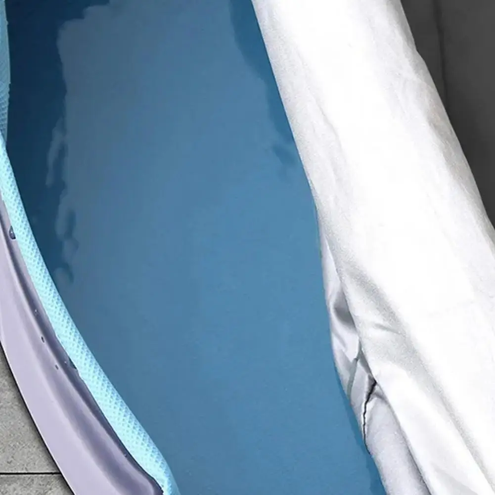 Cubierta portátil para piscina de perros, cubierta redonda fácil de poner, plegable, para Baño de mascotas sobre el suelo, bañera para niños