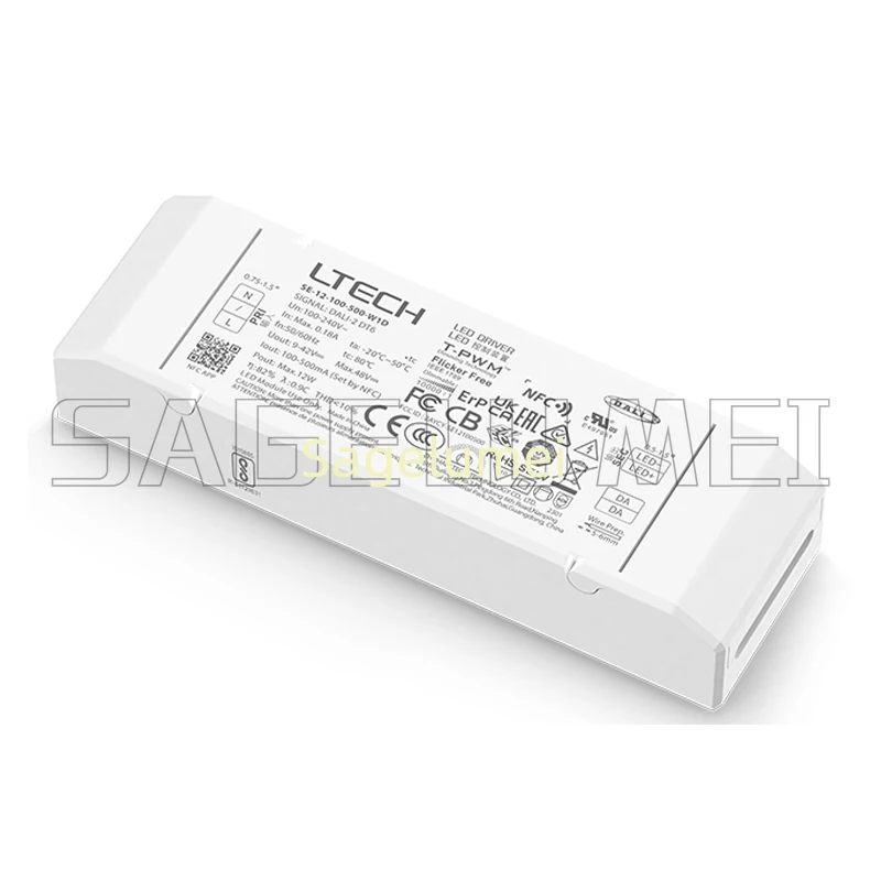 NFC programmable DALI-2 dimming power supply 12W 100-500mA 20W 100-700mA 30W 200m-800mA 40W 300mA-1050mA Lighting Transformer