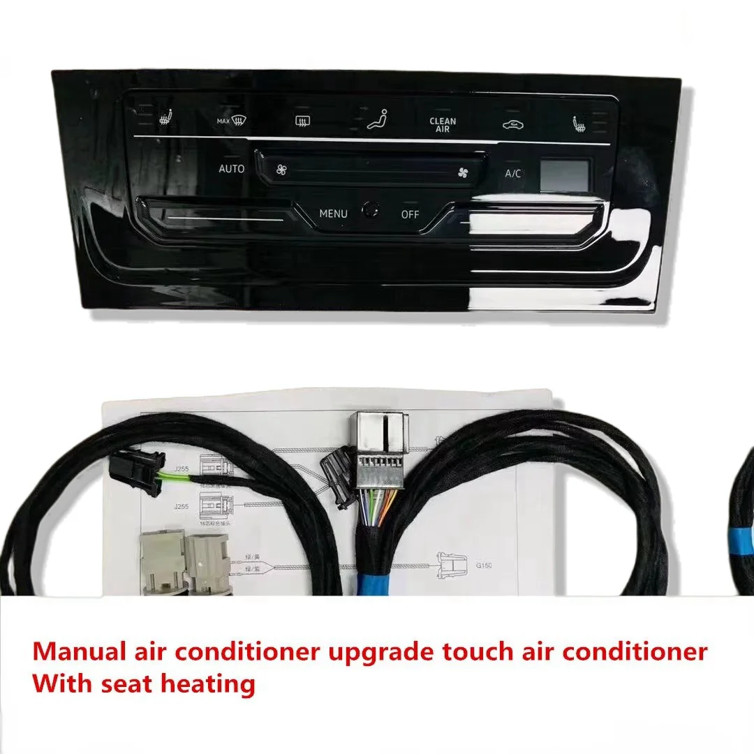 vwゴルフ7-75-gti-rアップグレードlcdタッチエアコンスイッチ