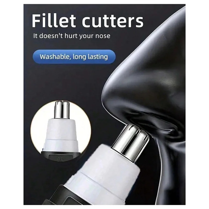 L73A 2025-Electric Trimmer Combo For Nose Hair And Eyebrows - Convenient Grooming For Men And Women