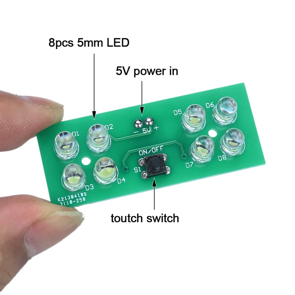 DIY electronic LED Flashlight soldering Kit SMD components Board for beginner