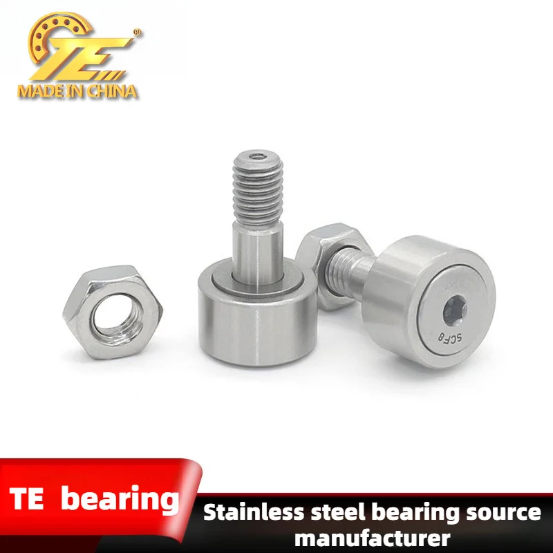 SUS440 material SCF8/KR19 stainless steel bolt needle roller cam bearing follower