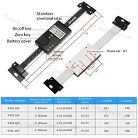 SHAHE 100/150/200/300 mm Vertical Type Digital Linear Scale Stainless Steel Caliper Scale With LCD Display Measuring Tools