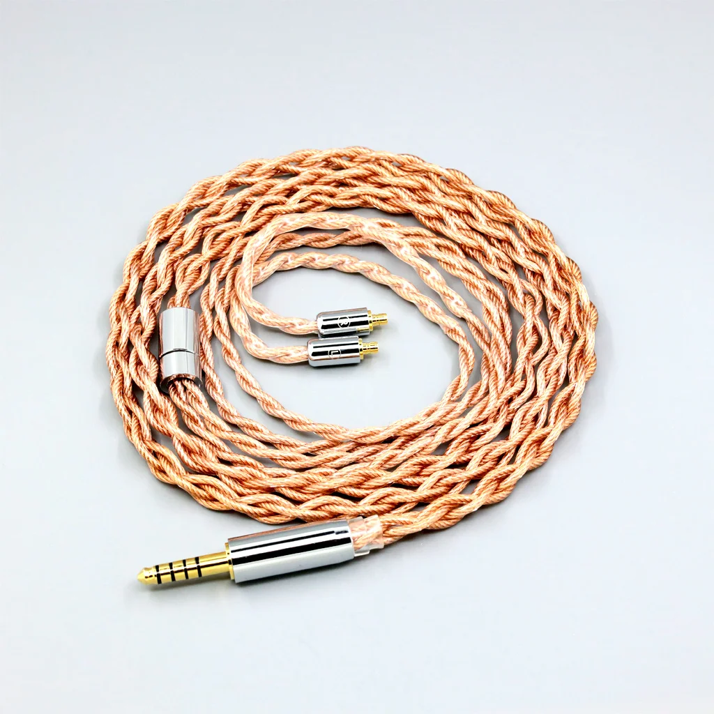 4 core 1.8mm Mixed Coaxial Graphene Shielding Earphone Cable For Acoustune HS 1695Ti 1655CU 1695Ti 1670SS 7N OCC 7766