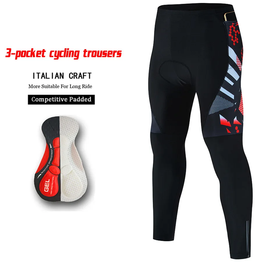 

Men's Cycling Pocket Long Pants Sunscreen Breathable Quick Drying Moisture Wicking Road Bicycle Mountain Bike Cycling Pants