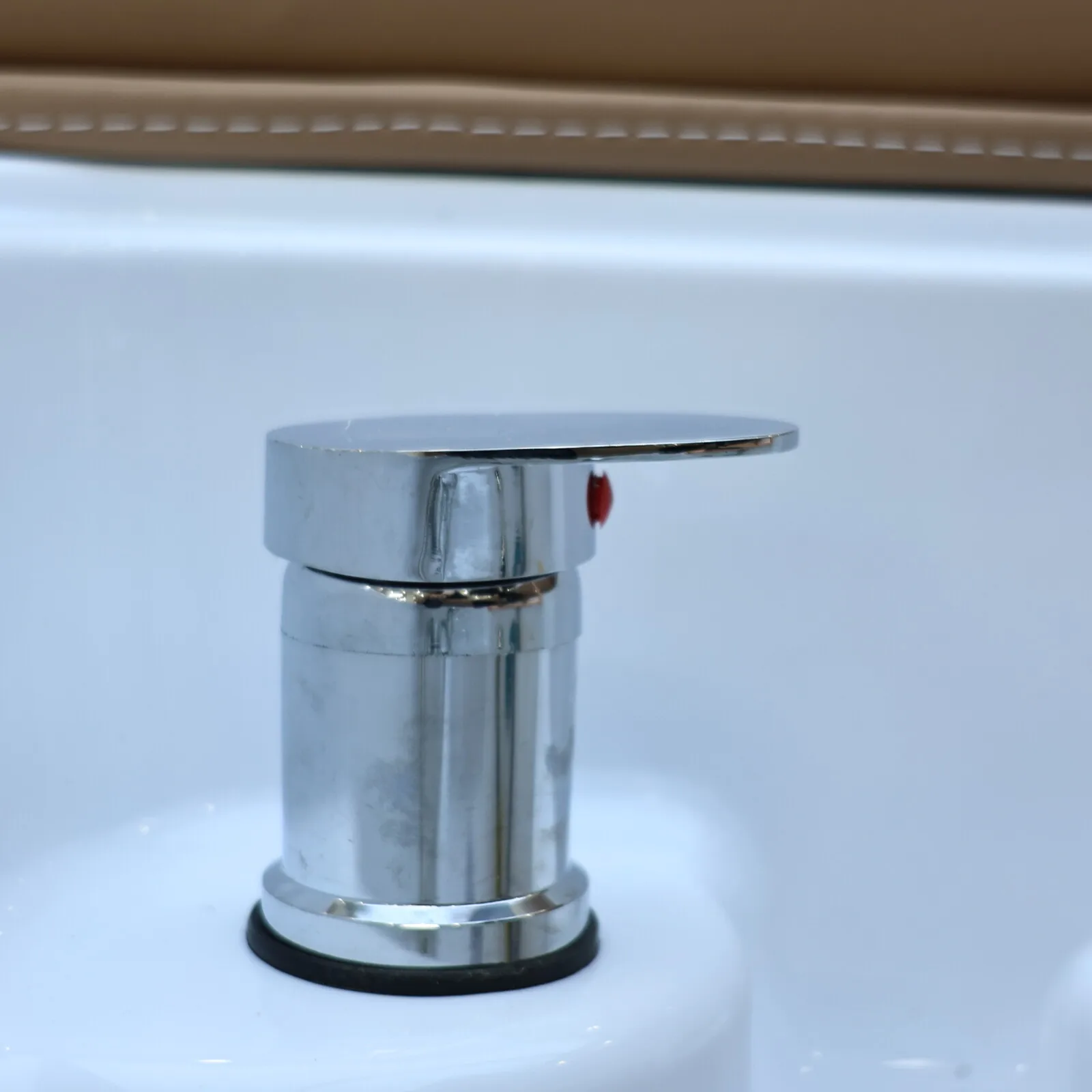 Elektrisches Haarbehandlungsbett mit Fußbad Zwei-in-Eins, Wasserzirkulations-Haarpflege und Dampfbehandlung, Luxuriöses Khaki-SPA – Detail 13