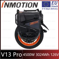 EU Stock INMOTION V13 Pro 4500W Motor 126V 3024Wh Battery EUC 3.0-16inch Tire 110km/h Max Speed 53kg IPX7 V13PRO Unicycle