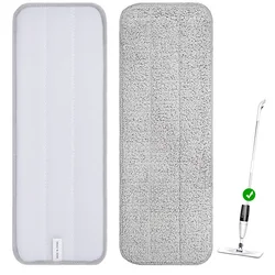 2 Pcs Replacement Mop Cloth Rags for Xiaomi Deerma TB500 TB800 Water Spray Mop 360 Rotating Cleaning Cloth Head