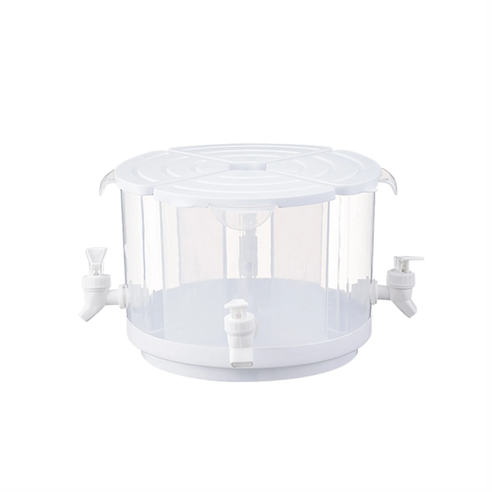 Summer Beverage Dispenser Multifunctional 5.5L Capacity 4 Grid Drink Dispenser for Restaurants Convenience Stores Hotels