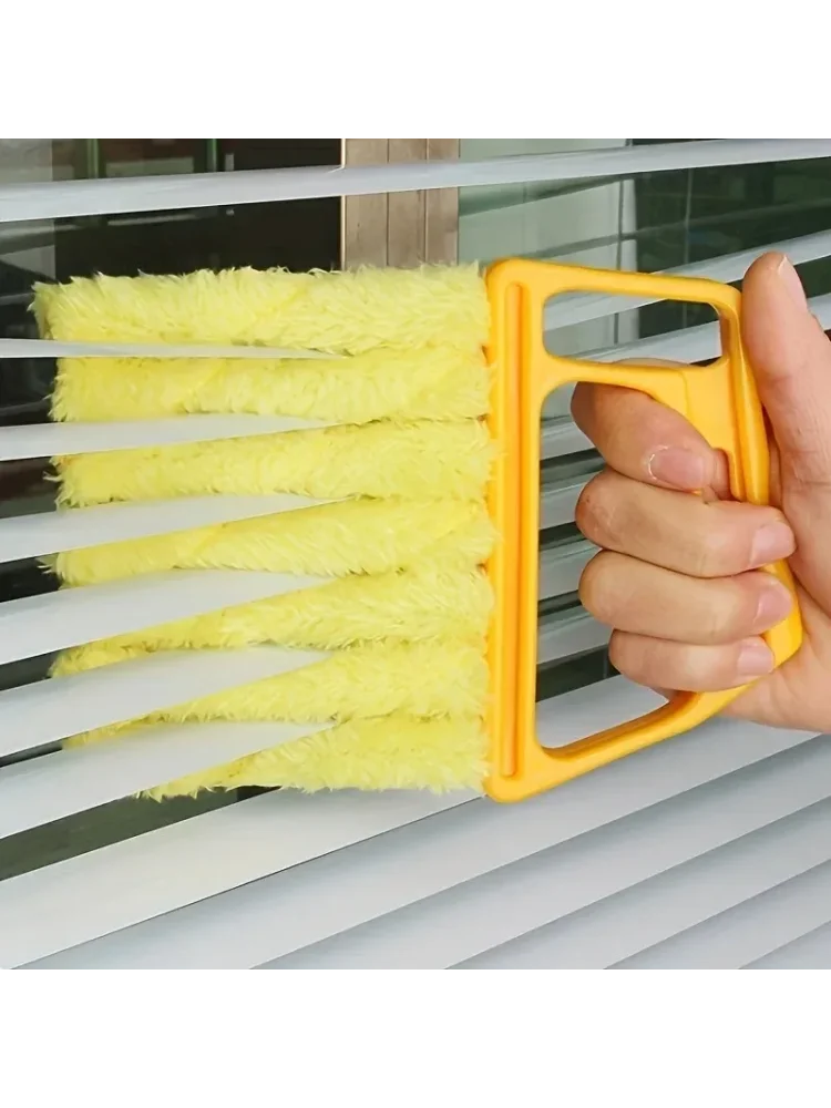 

Щетка для чистки окон для жалюзи, съемная моющаяся щетка для удаления пыли для жалюзи, тряпка для жалюзи, бытовая щетка для пыли для оконных жалюзи