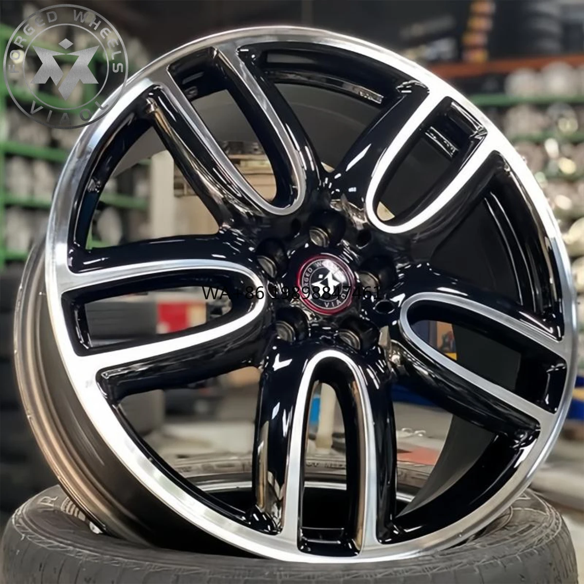 

New Black Forged Aluminum Alloy Machine Face Wheel Rim PCD 5x112 5*120 Car Rim for MINI CABRIO JCW Clubman Cooper