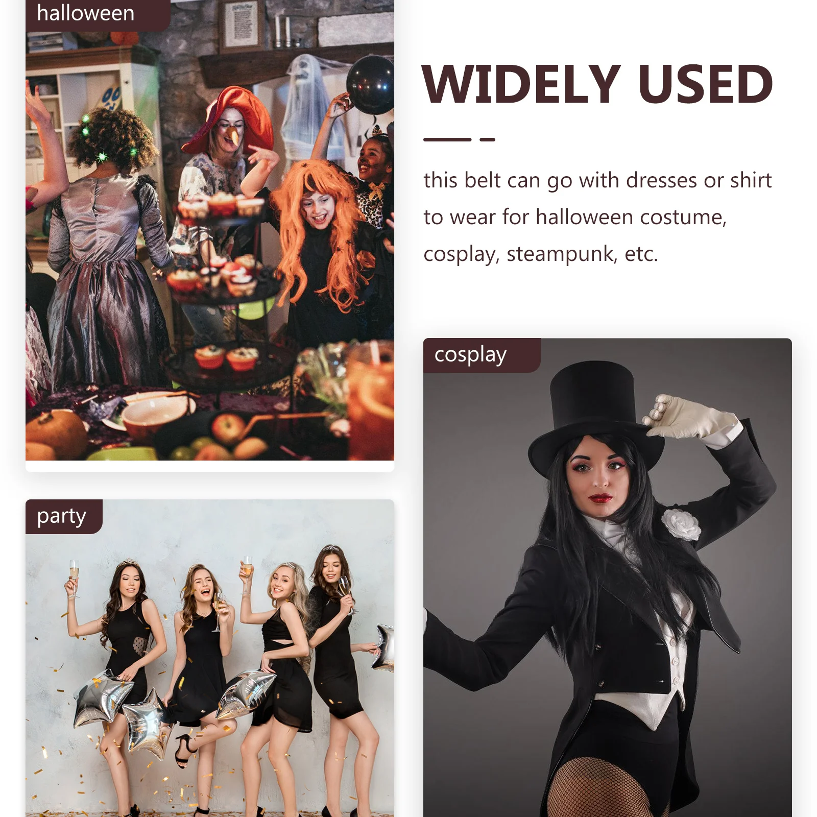 Рисунок 3 - Женские ремни в стиле вестерн из искусственной кожи