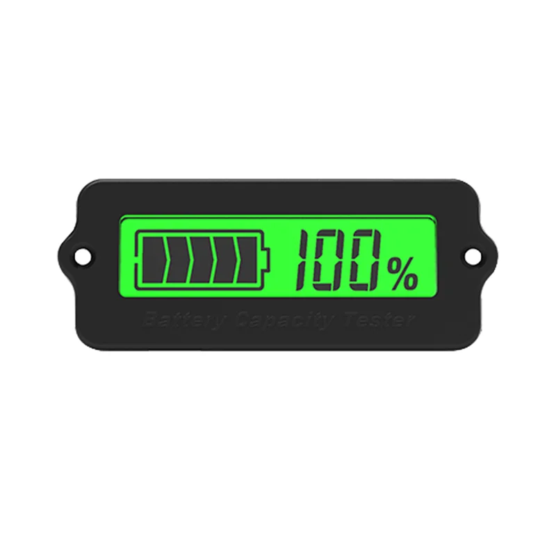 12V LY6W Lead Acid Battery Capacity Indicator Blue Green LCD Digit Display Meter Lithium Battery Power Level Detector Tester