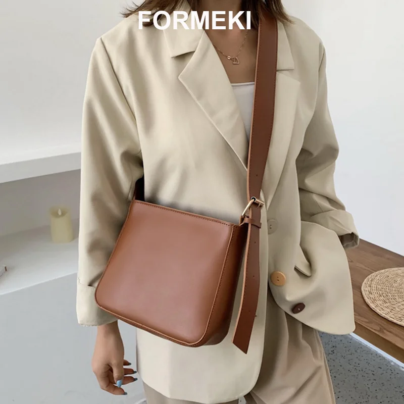 

Formeki 5 цветов 2023 женская сумка в стиле ретро Ins сумка на плечо для женщин сумка-мешок тоут большая сумка зимняя женская сумка
