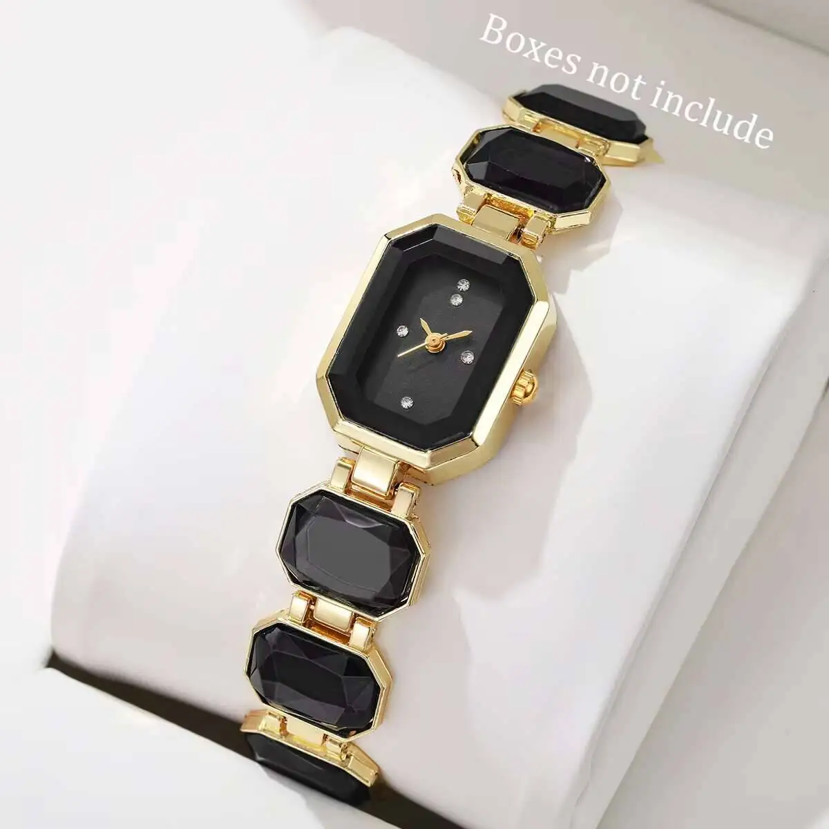 Relógios femininos elegantes moda retângulo dial quartzo relógios de pulso meninas reloj hombre (sem caixa)