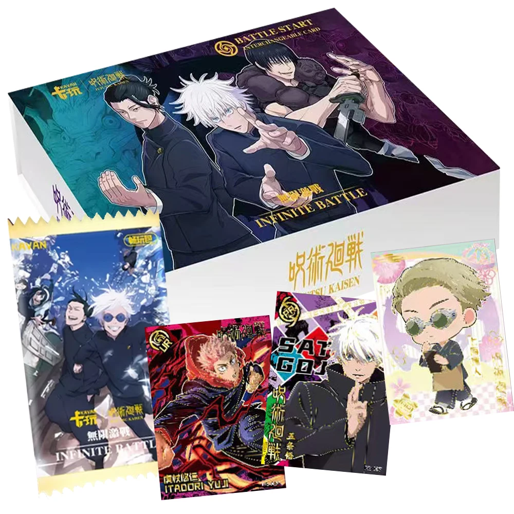 

Japanese Anime Jujutsu Kaisen Rare Cards for Boys Girls Hot IP Protagonist Cool Game Battle Collection Cards Toys Festival Gifts