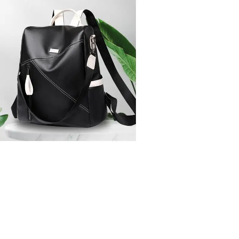 2025 New Women Anti Theft Soft Leather Travel Backpack Large Capacity Shoulder Bags Laptop School Bag Ladies Casual Handbag