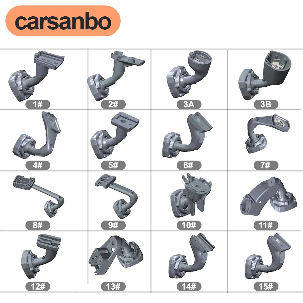 

Carsanbo Car DVR Rear View Interior Mirror Bracket Monitor Accessories for Most of Honda Hyundai Ford Kia Nissan Toyota VM Benz