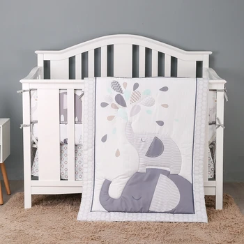 CPull-Ensemble de Literie pour Bébé Fille, 3 Pièces Incluses, Couette, Drap-Juste, Jupe