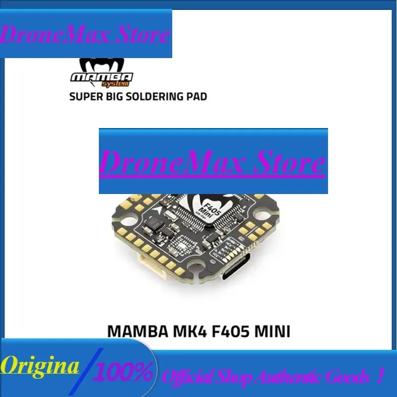 DroMaDiatone MAMBA MK4 F405 MINI Flight Control F4 FC 20x20mm/M2 OSD/Blackbox/ Barometer MPU6000 Or ICM42688 For RC Model