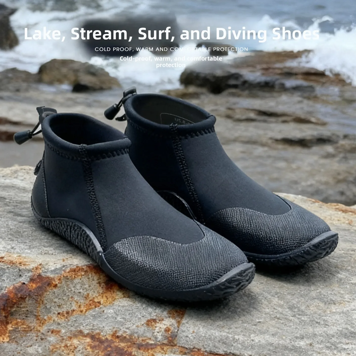 low-top-diving-boots-wading-shoes-outdoor-men's-women's-surfing-kayaking-snorkeling-shoes-anti-slip-beach-shoes