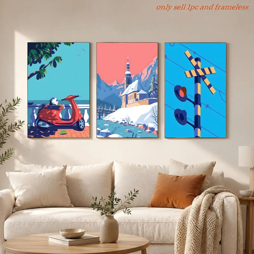 Art Dutch Coen Pohl Poster Sticky Wall Art Printing Waterproof Home Living Bed Room Aesthetic Decor