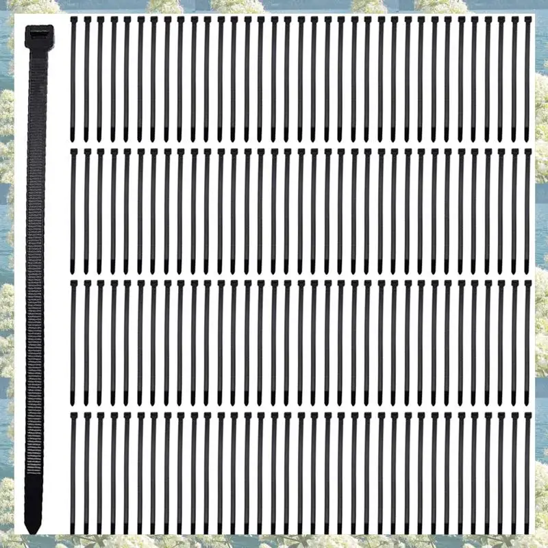 

Best Of 2025-5X Cable Ties Black Pack Of 300 Mm X 7.6 Mm UV Resistant Ultra With 75 Kg Tensile Strength Heat Resistant Durable