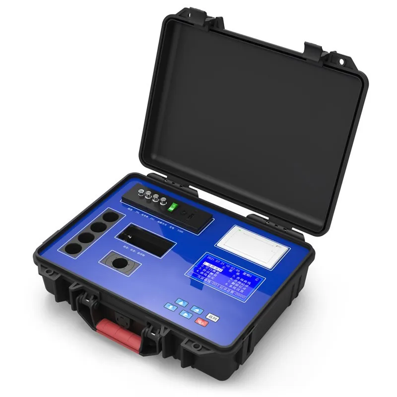 Field-ready Handheld Portable Multi Parameter Water Testing Kit with Reagents LCD Display