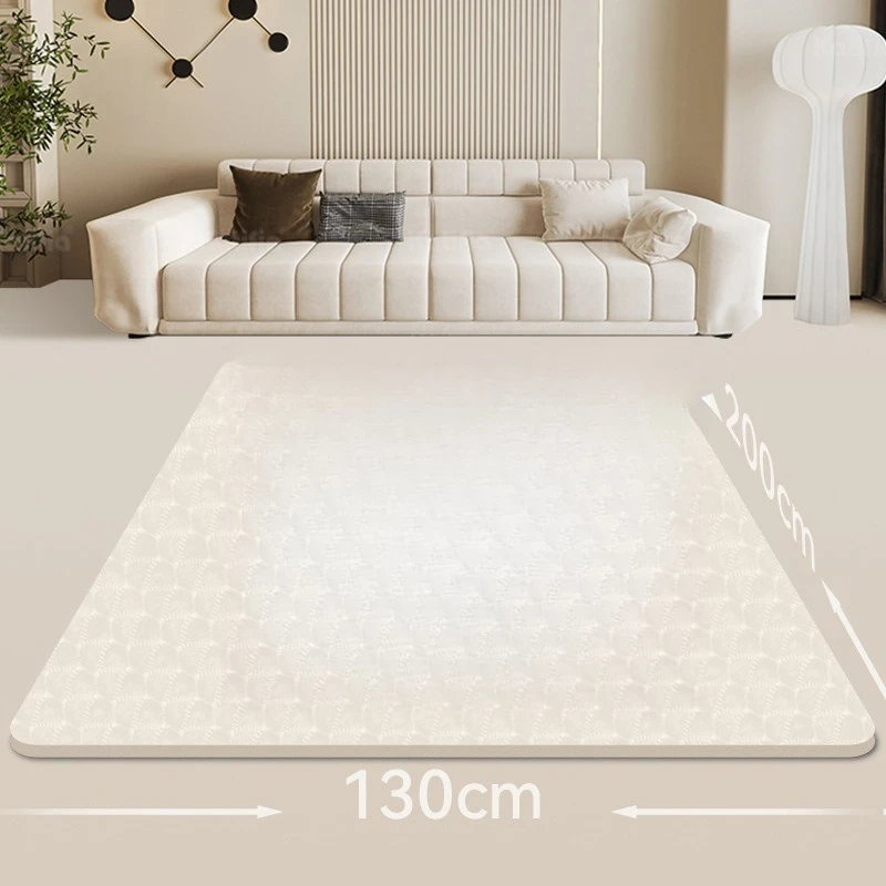 

Beige oversized double yoga mat fitness mat household floor mat dancing dance