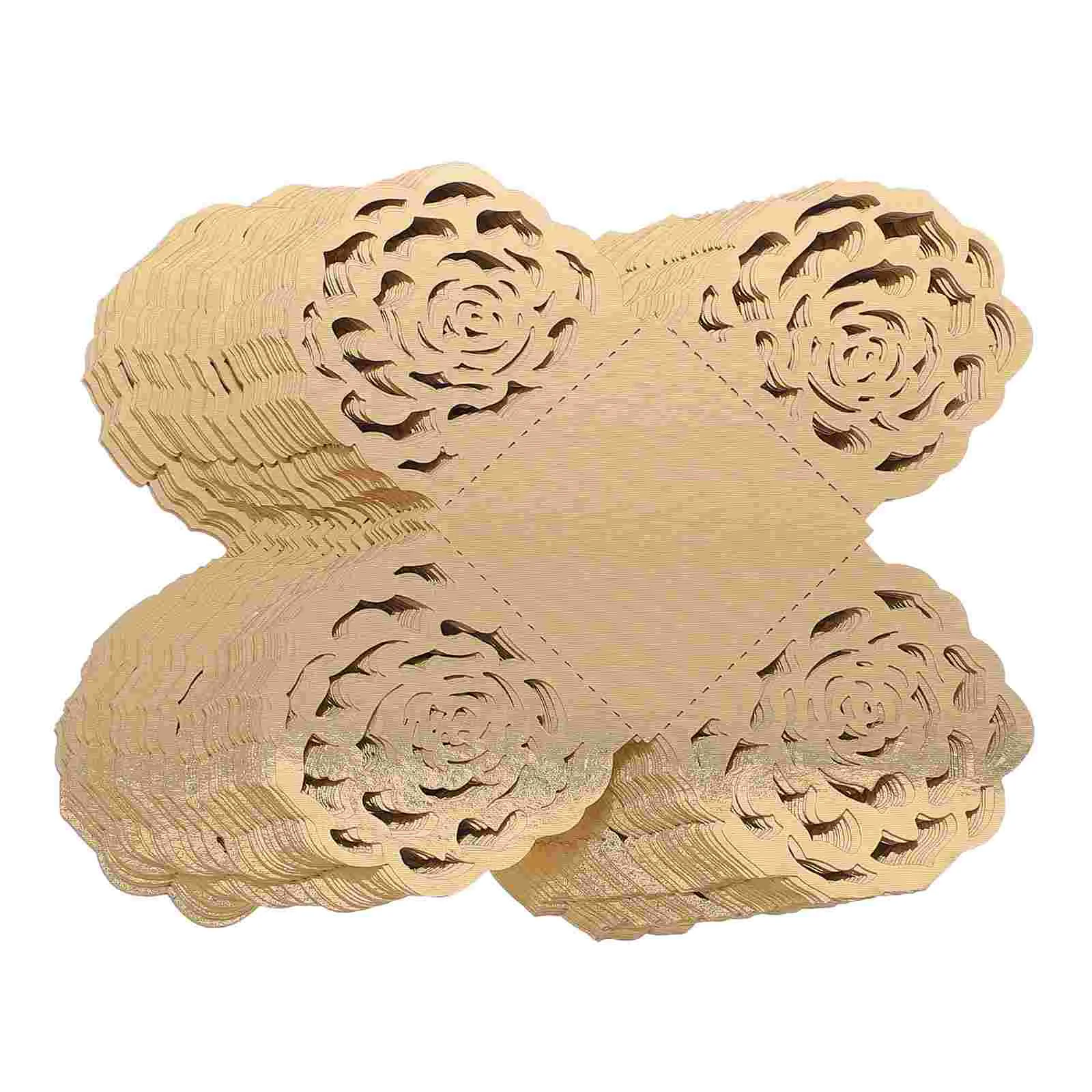 

50 Pcs Chocolate Tray Wedding Supplies Chocolates Bar Wrappers Mini Muffins Small Speakers Two Groovy Party Decorations