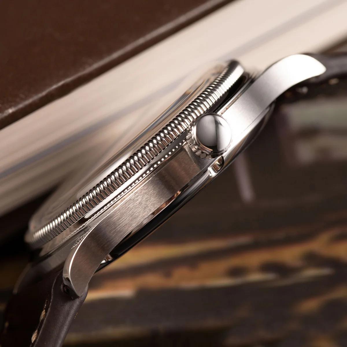 Hruodland 2025 Neue Männer Automatische Mechanische Uhr Seagull ST1701 38mm Pilot K1 Glas Edelstahl Leder Reloj Hombre