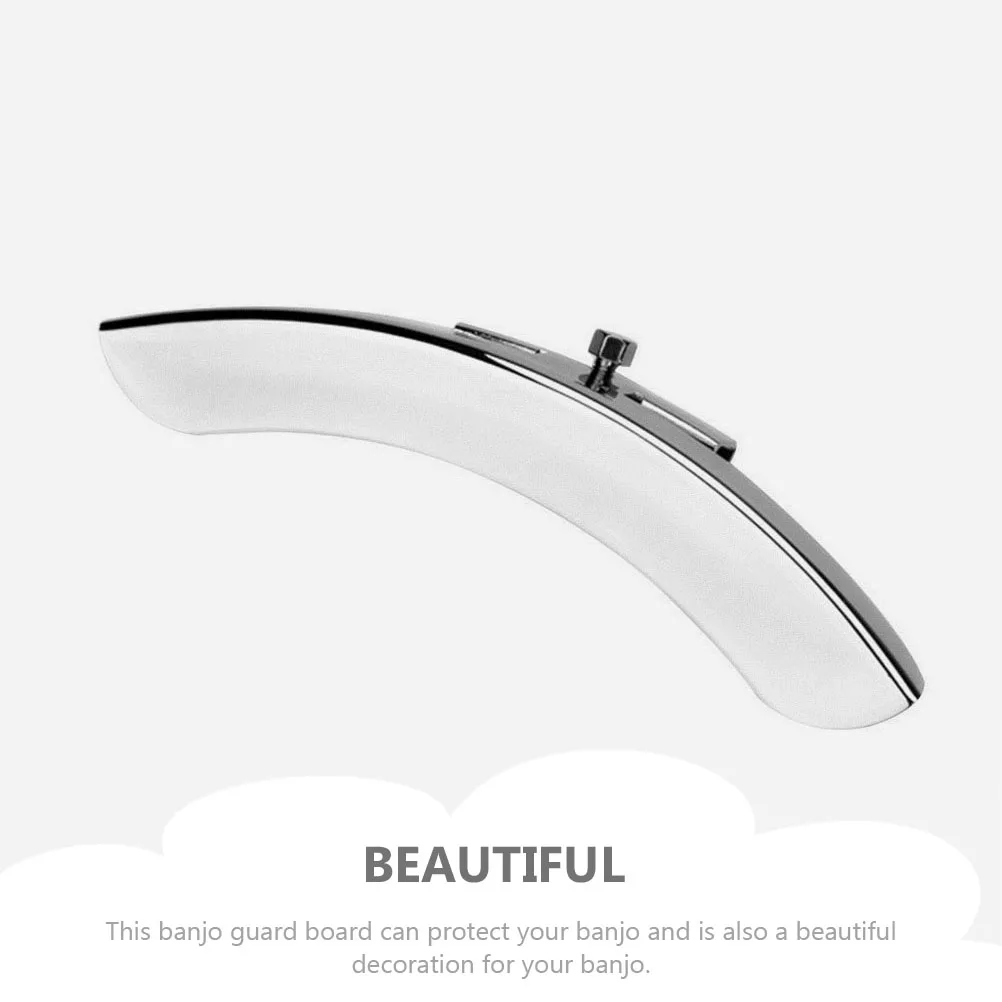 

Metal Guard Plate Protective Banjo Accessory Single Leg Armrest Beginner Premium Zinc Alloy Protector
