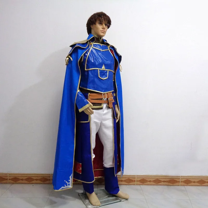 Fire Emblem Roy Christmas Party Halloween Uniform Outfit Cosplay Costume Customize Any Size