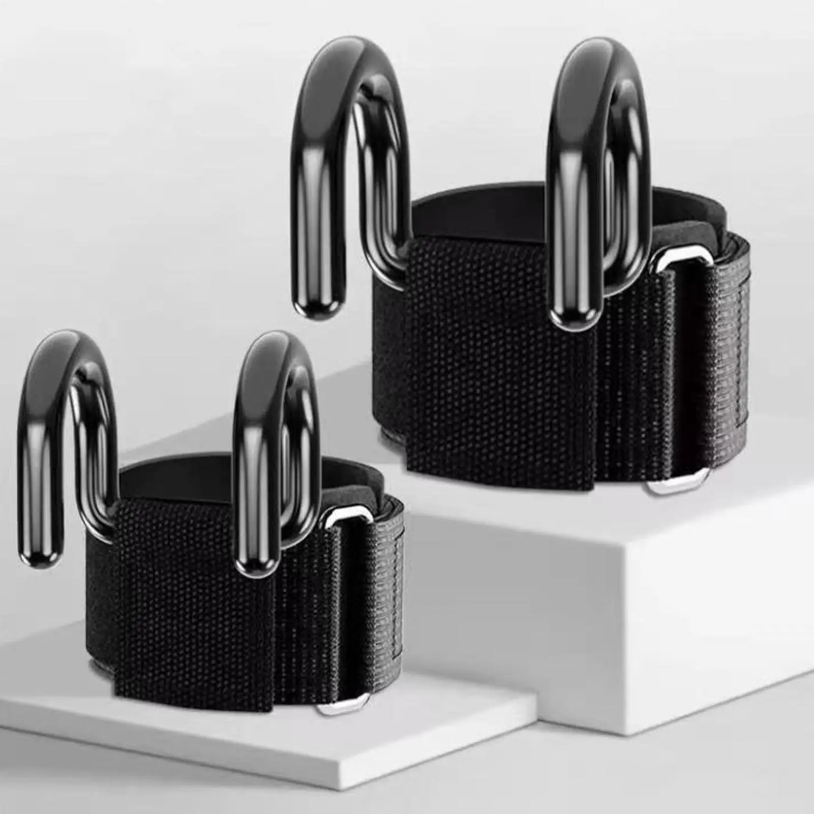 Hook Straps Weight Lifting Fitness Wrist Straps Hand Grips Gym Lifting Pull Up Hooks for Powerlifting Bodybuilding Shrugs Rows