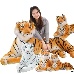 120cm Full Size Options Authentic Simulation Tiger Plush Giant Tiger King Of Jungle Plush Toy Doll Christmas Gifts For Kids