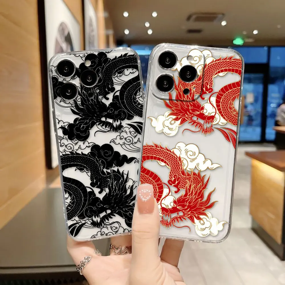 Line Art Dragon Tig…