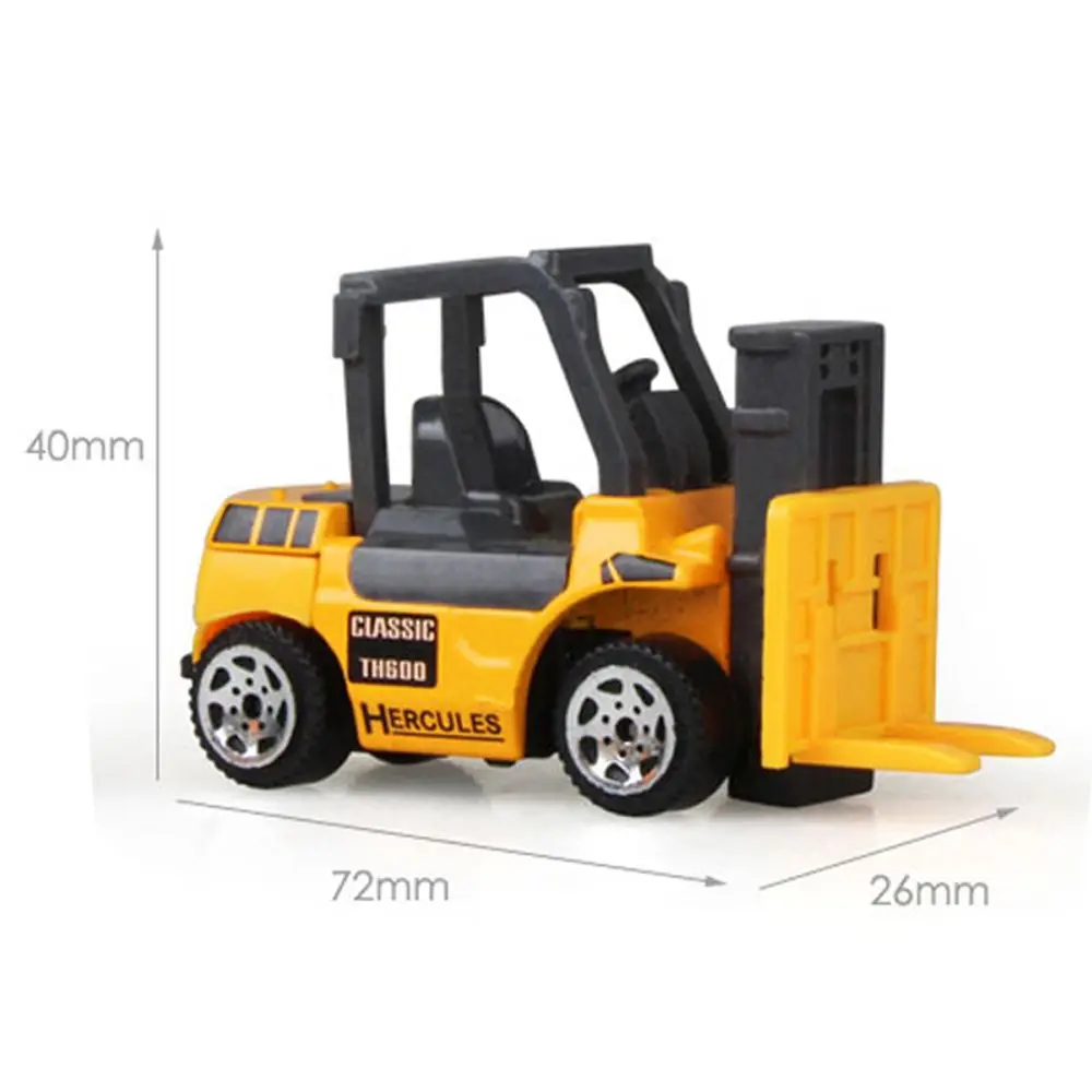 Mini Construction Excavator Tractor Dump Truck Educational  Model Car  Engineering Car Model Tractor  Farmer Vehicle