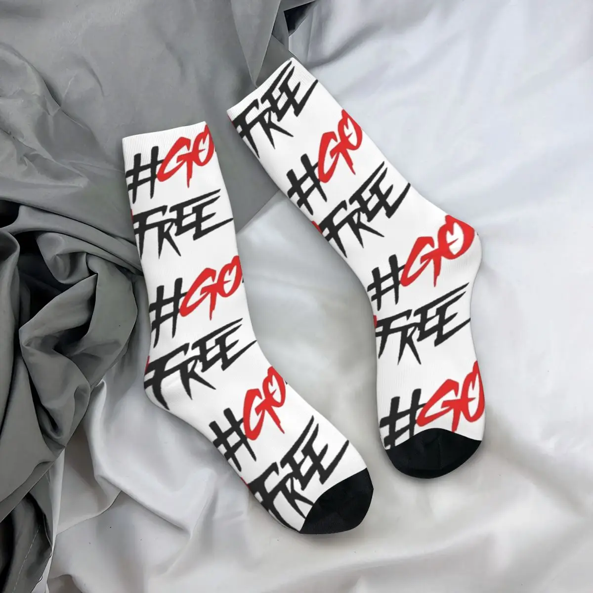 Носки Go Free Pecco Bagnaia, супер мягкие чулки в стиле Харадзюку, всесезонные длинные носки, аксессуары для мужчин и женщин, рождественские подарки