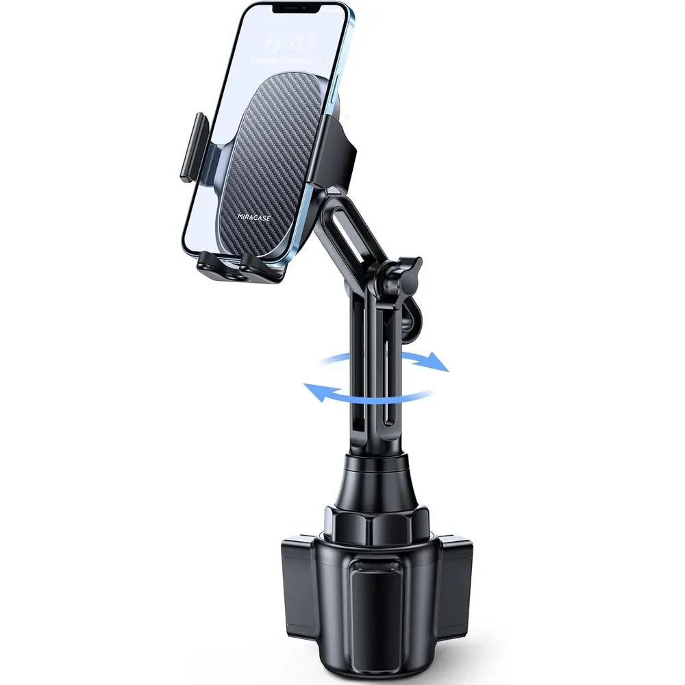 

Усовершенствованное поворотное регулируемое крепление-держатель для автомобильных стаканов, совместимое с различными умными устройствами