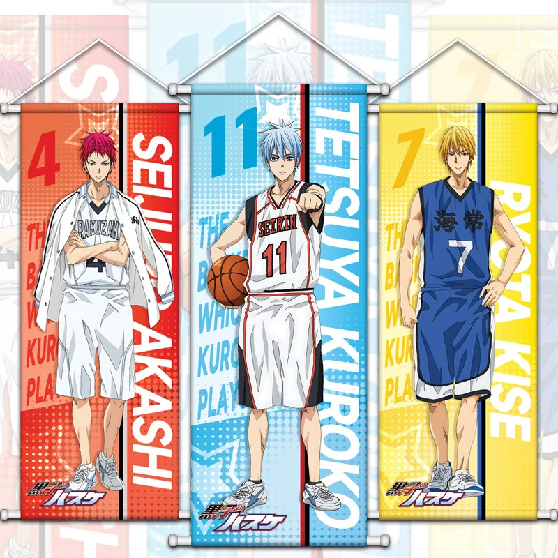 

Anime Peripheral Kuroko's Basketball Taiga Silk Fabric Wall Hanging Painting Home Room Theme Decoration Wall Poster