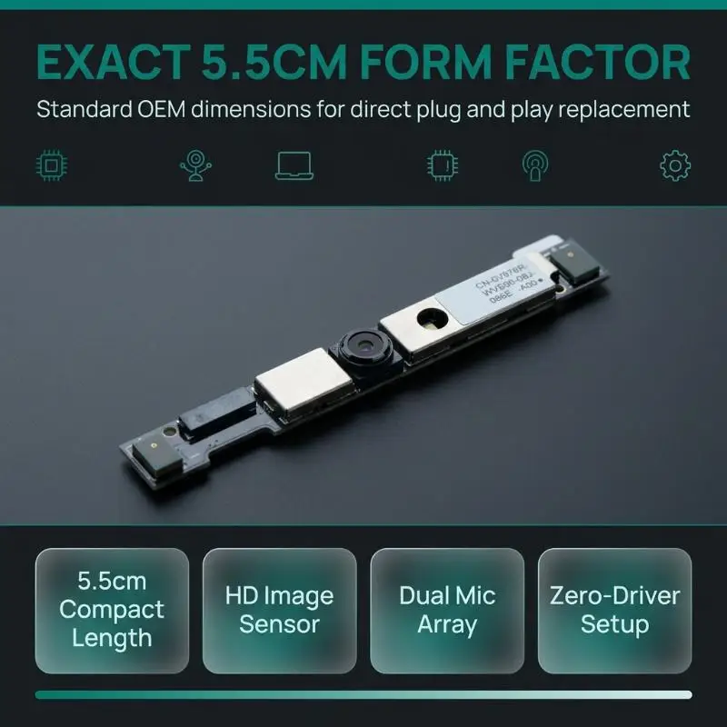New 0V976R V976R For G15 5510 5511 5515 5520 Latitude 5320 5420 7420 5520 Precision 3542 3541 Laptop Camera Webcam Board Module