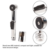 Douche Bidet  ABS Shattaf Douche Bidet Hand Held Chroming Shower Head Spray Hand Held Bidet Toilet Spray Toilet Bidet
