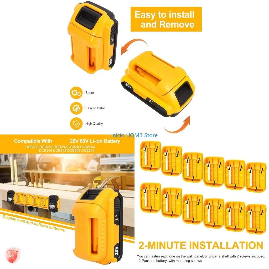 suporte-rack-bateria-a5yd-para-dcb202-dcb203-dcb204-20v-ferramenta-eletrica-abs-construcao