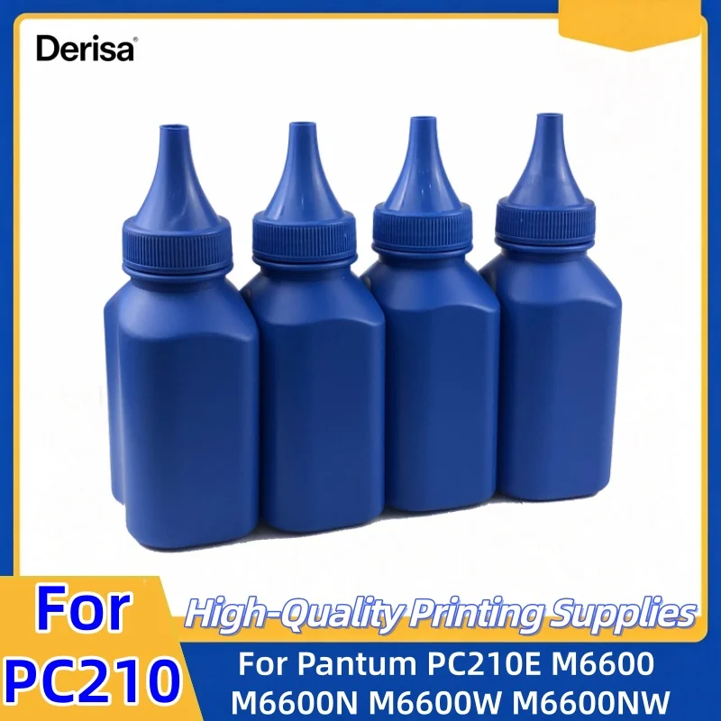Black Toner Powder Compatible for Pantum PC210E PC210 M6600 M6600N M6600W M6600NW PC 210E 210Universal Printer Cartridge