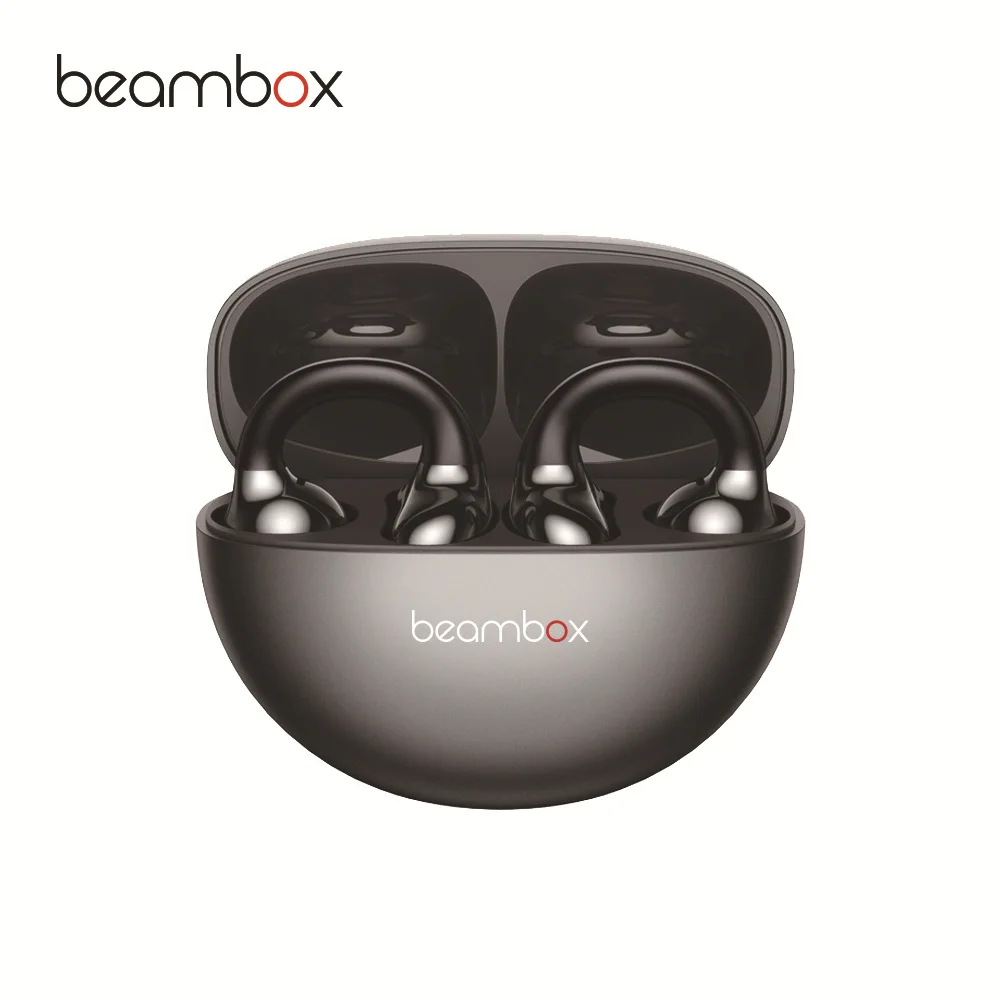 2025 Open-Ear Smart AI Earbud Active Noise Reduction Long Battery Life LED Indicator New Beambox Wireless Earphone