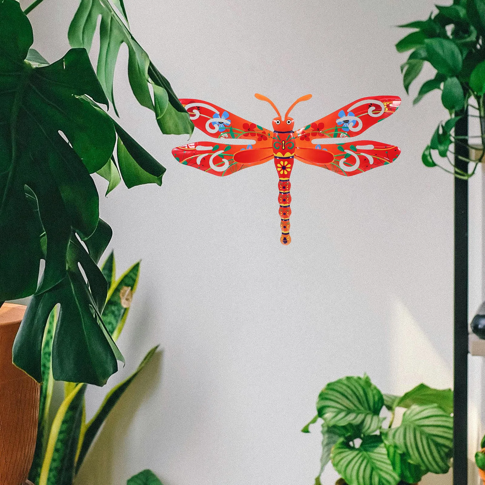 

Wall Decorations Dragonfly Plaque Metal Fairy Room Butterfly Art Iron Bedroom Hanging Outdoor