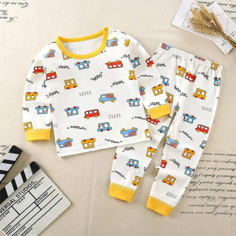 Kids Clothes Children Sets Children's Clothing Boys Girls CottonAutumn winter Clothing Pants Sleepwear Underwear Christmas Gift - Image 8