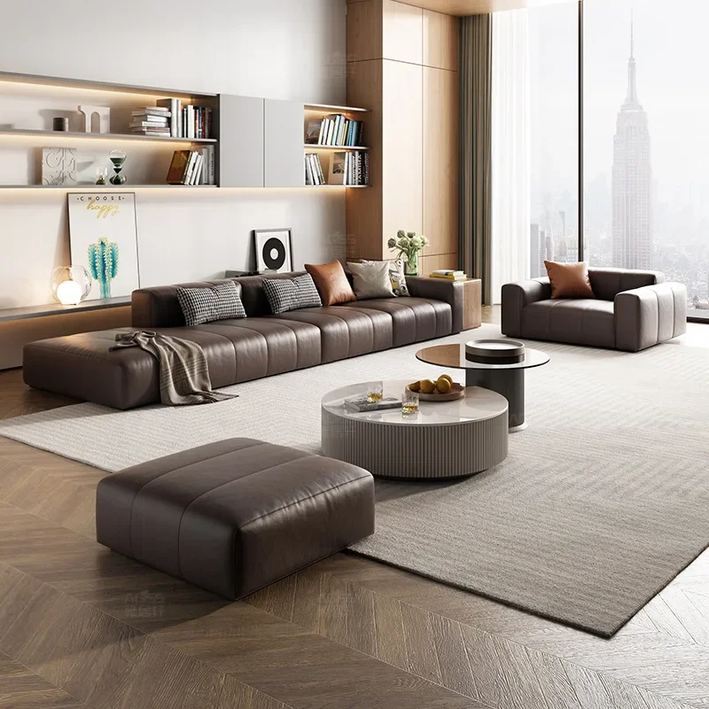 Mid Century Grande Living Room Sofas Armchair Reception Recliner Luxury Sofa Italian Style Funda Divani Soggiorno Home Furniture