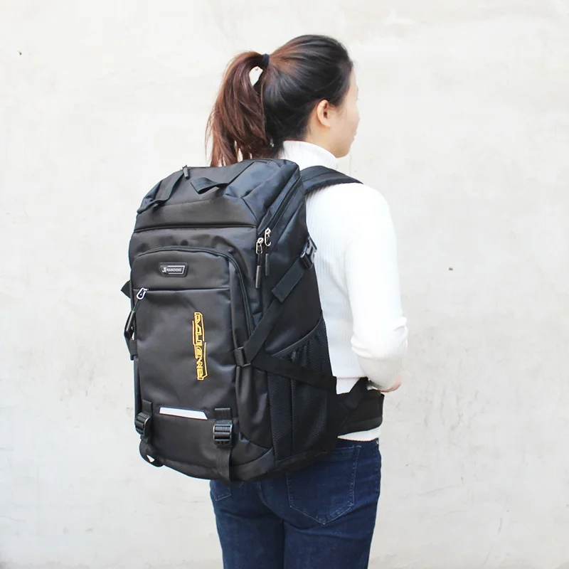 

50L Waterproof Hiking Camping Travel Backpack Men Women Outdoor Large Capacity Mountain Climbing Bag Oxford Luggage Rucksack